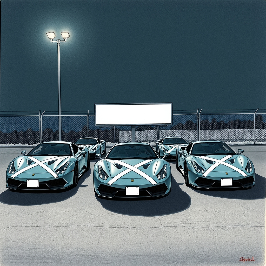 Ferraris on Display: Nagano Police Show Off ¥91 Million in Cars Seized From Four Unlicensed Cabaret Clubs