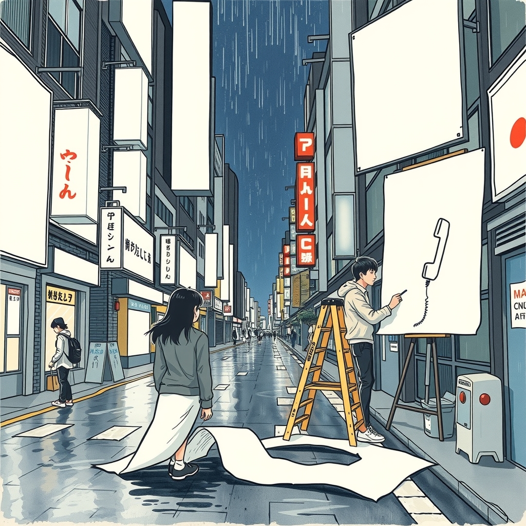 Osaka Built a Hotline for Women in Debt to Host Clubs. It Took Design Students to Advertise It
