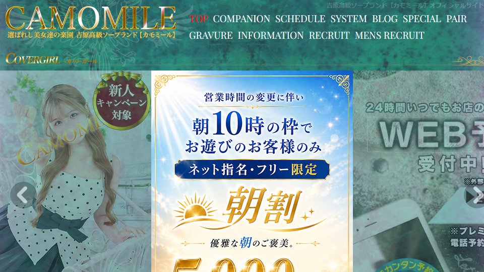 Camomile Yoshiwara: A New Yorker Scouts a High-Class Soapland, Reads the Fine Print, and Learns It Doesn't Take Foreign Customers