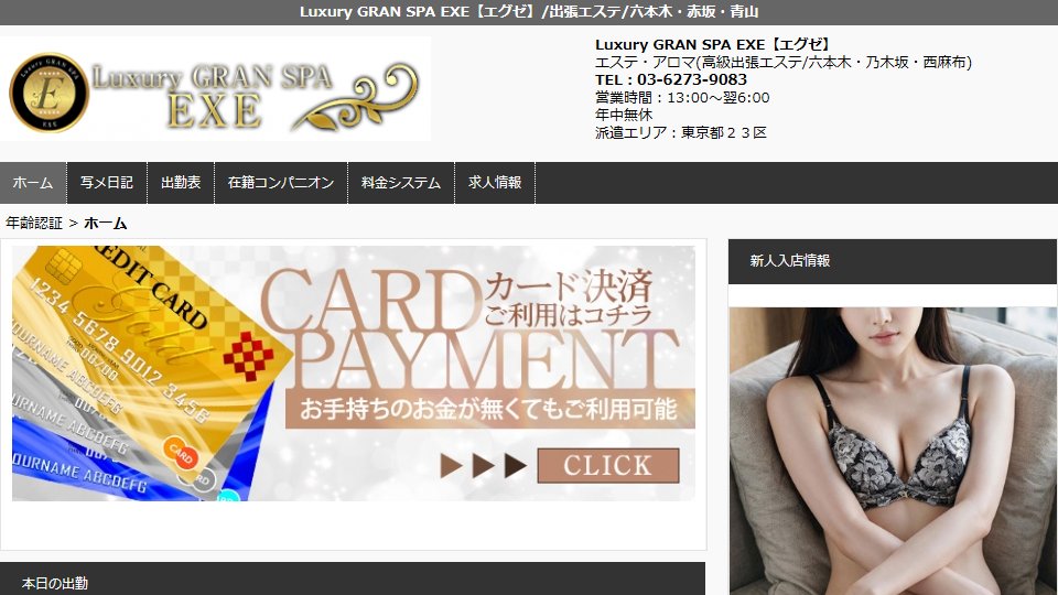 Luxury GRAN SPA EXE, Akasaka: The ¥36,000 Room Where Nobody Shows Their Face
